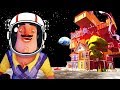 WHAT IF HELLO NEIGHBOR TOOK PLACE ON THE MOON?! LOW GRAVITY MODE! | Hello Neighbor Beta 3 Gameplay