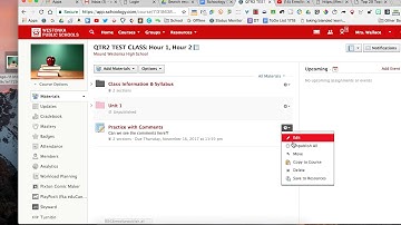 Unpublishing Materials in Schoology