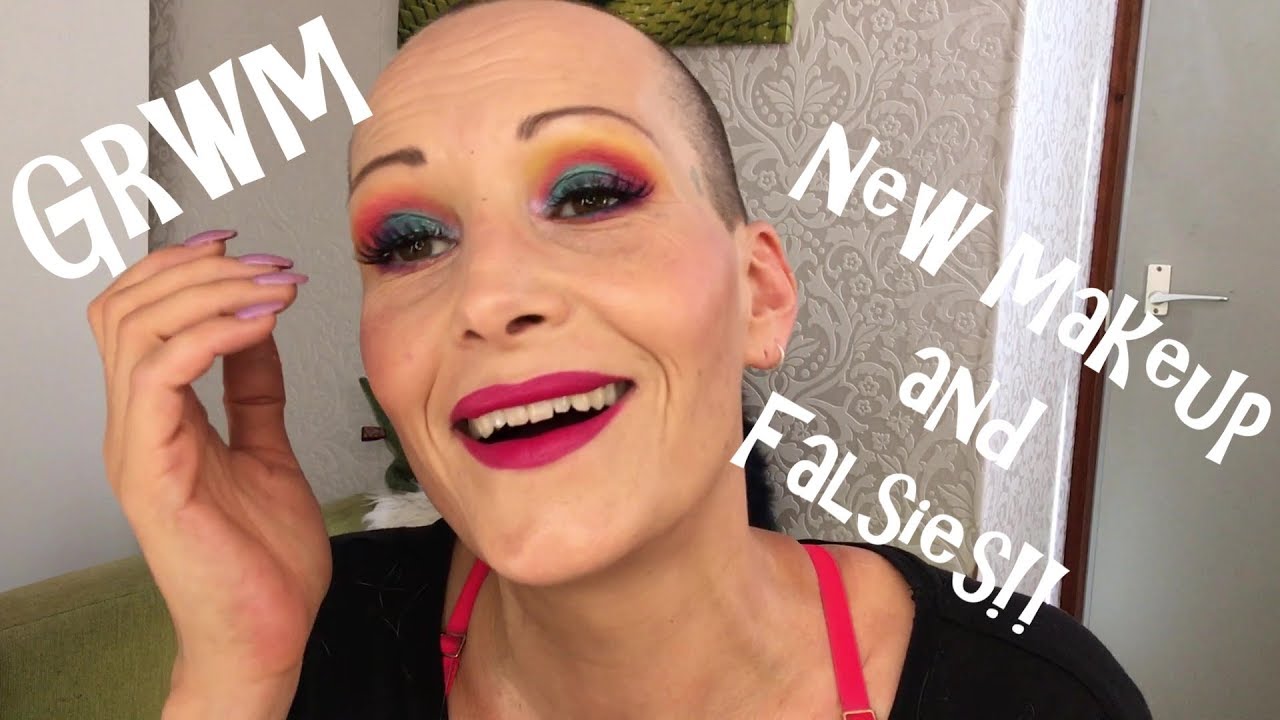 GRWM New Makeup + Falsies!  All Drugstore!! | Over 40 | Mature skin