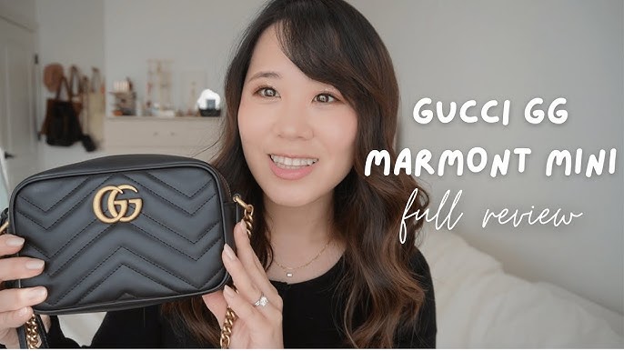 Unboxing  Gucci GG Marmont Mini Camera Bag 