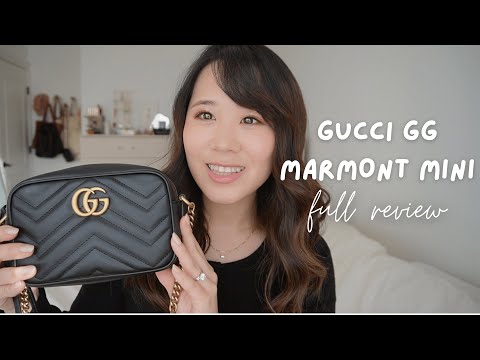 GUCCI Marmont Matelassé Mini Purse Review, What's in my Bag?