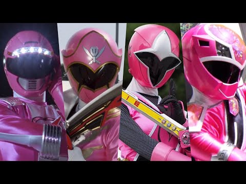 Pink Sentai Henshin And Roll Call (Momoranger - KiramaPink) (1975-2020)
