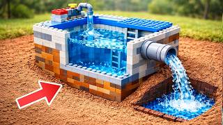 I Built a LEGO Swimming Pool… And It Actually Works!