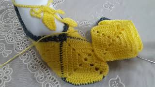 Tığ Işi Örgü Patik Yapımı Çeyizlik Patik Çok Kolay Abone Ol