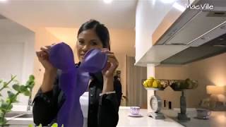 Purple Bear Balloon Blowing Up A Custom Made Balloon