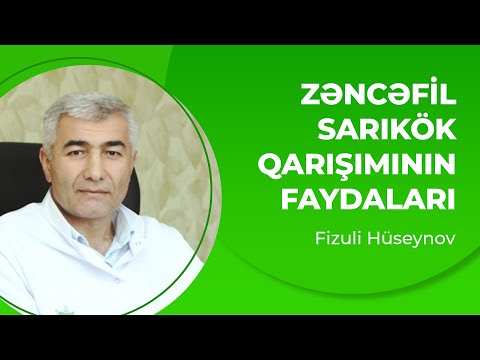 Zəncəfil - Sarıkök qarışımı (Zəncəfil və Sarıkökün faydaları)