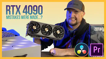 RTX 4090 (Zotac) video production benchmarks and real-world review