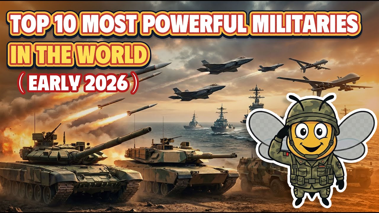 TOP 10 MOST POWERFUL MILITARIES IN THE WORLD(Early 2026)