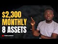 8 assets you should buy now to make 2300 monthly