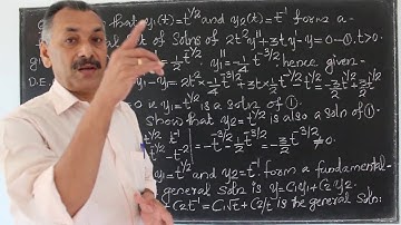 Existence and Uniqueness Theorem  Wronskian