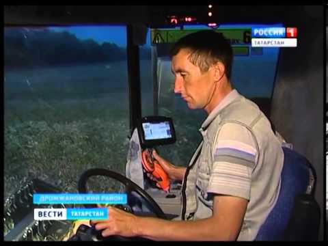 Уборка зерновых в Дрожжановском районе (смотрим видео)