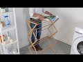 Honey-Can-Do Collapsible Bamboo Drying Rack