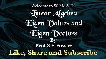 Eigen Values and Eigen Vectors Lecture 4