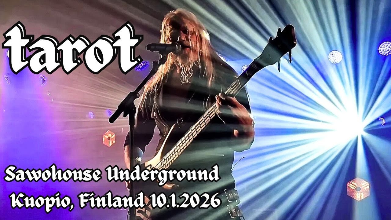 Tarot - Things That Crawl At Night @ Sawohouse Underground, Kuopio, Finland 10.1.2026