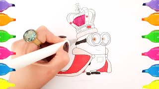 How to paint Bob the Minion🪄🫰|coloring one of the minions🎨✨️