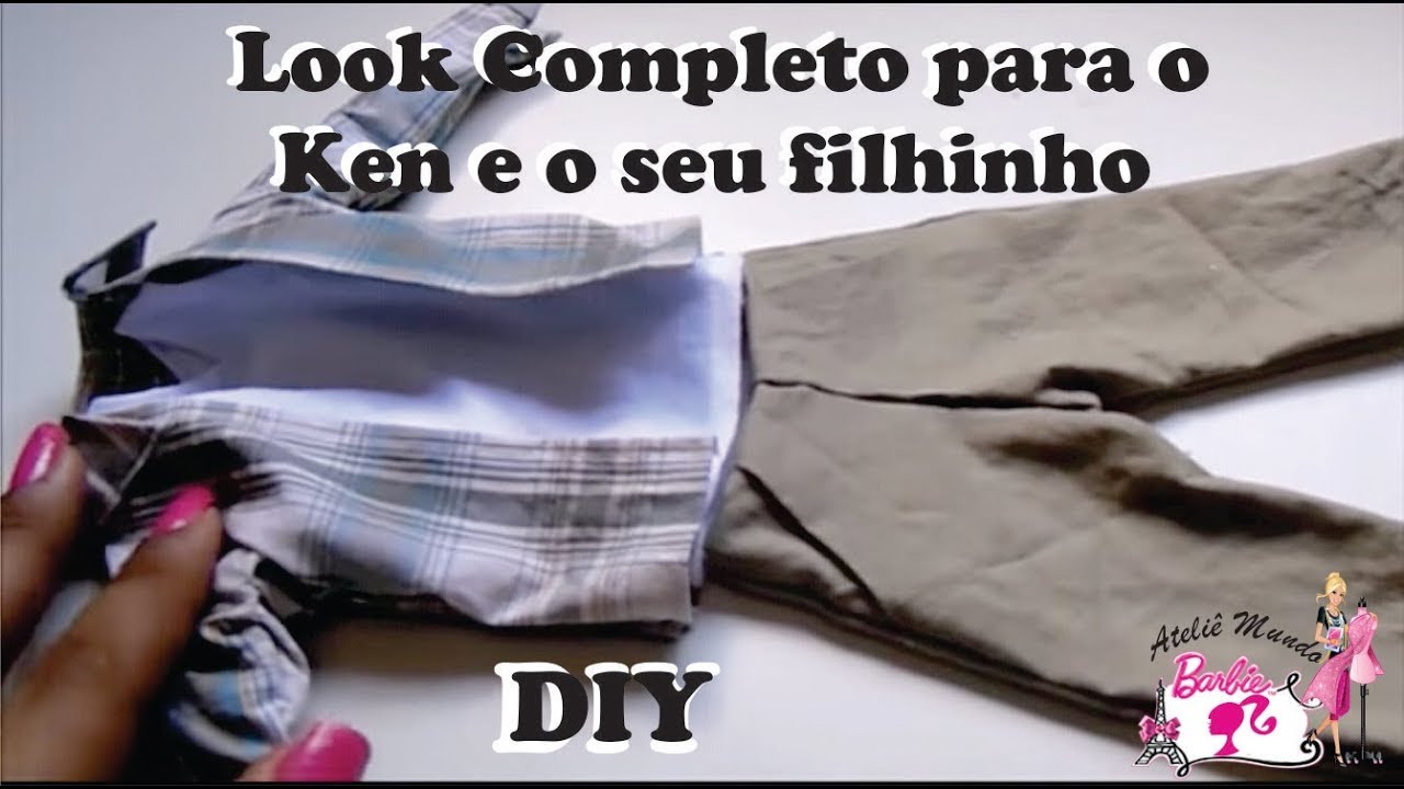 Kit 2 - Ken .moldes em pdf para Roupas do Boneco Ken