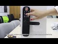 Pineworld 202 Touchscreen Fingerprint Smart Lock Right Open  Installation Vedio and APP Introduce