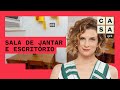 Como organizar SALA DE JANTAR e HOME OFFICE no mesmo espaço | Dica de Organização | Micaela Góes