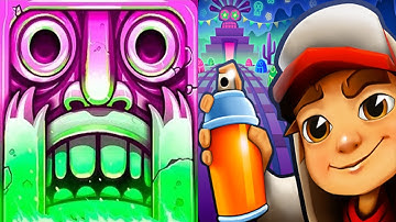 Temple Run 2 Spooky Summit VS Subway Surfers Mexico Android iPad iOS Gameplay HD