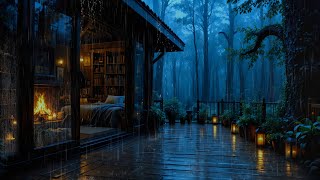 [No Ads] Best Forest Rain at Night 🌲 Drift Into Deep Sleep with Calm Nature Sounds