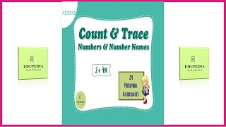 Count & Trace - Numbers & Number Names Worksheets #shorts #digitalprintables