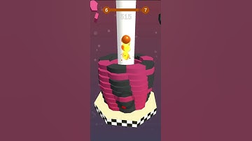 stack ball - blast through platforms level 6 | mobile Gameplay,Android, IOS #14PlusGaming #shorts