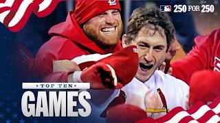 Top 10 CLASSIC GAMES in Baseball History! | MLB 250 For 250 screenshot 5