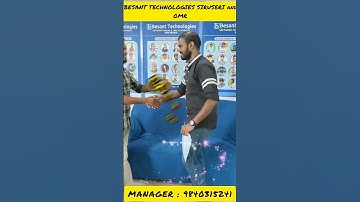 Congratulations Sivakumar for Getting placed as a #Software Tester with 3.5 LPA* 💐