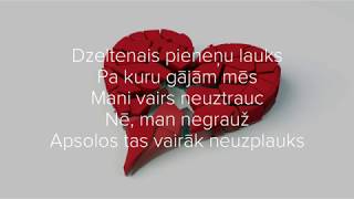 Dons & Ozols - Salauzta sirds/vārdi/lyrics