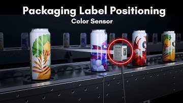 Packaging Label Positioning using SS1 Color Sensor | SinceVision | Full-Spectrum Sensor