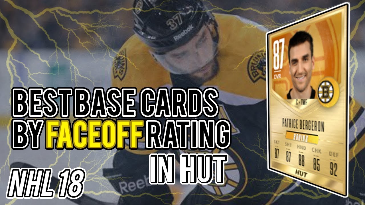 NHL 18 HUT | Best Gold Cards by Faceoff Rating