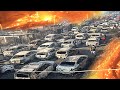 Evacuación masiva, casas y coches en llamas un incendio forestal azota Valparaíso, Chile