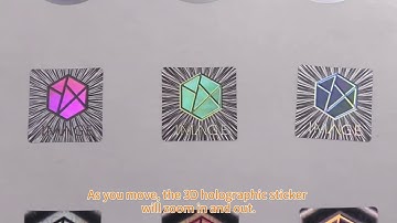 Custom 3D Hologram Stickers, Make Your Packaging More Attractive and Secure