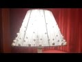 COMO RENOVAR LA PANTALLA DE UNA LAMPARA FACILISIMO / HOW TO RENEW lampshade EASY