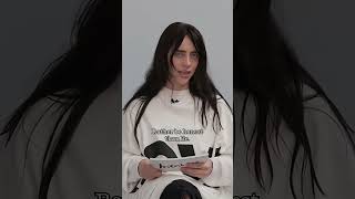 Billie "I Don't really be lying"? #billieeilish #interview #magazine