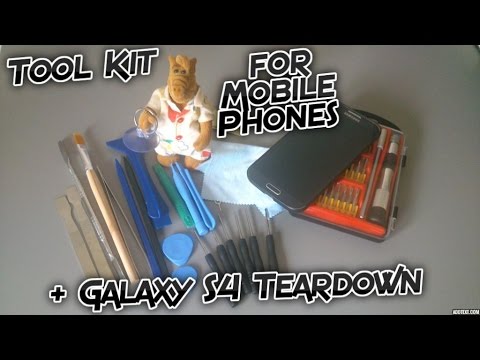 23-Piece Mobile Phone Repair Tool Set + Samsung Galaxy S4 Teardown [Tutorial]