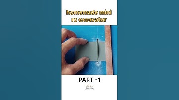 Homemade "Mini RC Excavator" #machine #automobile #rcexcavator #rcexcavatortoy #rcexcavatorshomemade