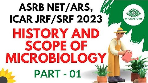 HISTORY AND SCOPE OF MICROBIOLOGY | PART 1| ASRB NET, ICAR JRF/SRF, CSIR NET LIFE SCIENCE