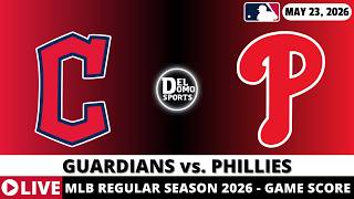 CLEVELAND GUARDIANS VS PHILADELPHIA PHILLIES ⚾️ MLB Game Score Radio Play-by-Play