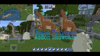 MCPE-MCBE Ingen Universe Dinosaur Addon Showcase | Part 2 screenshot 3