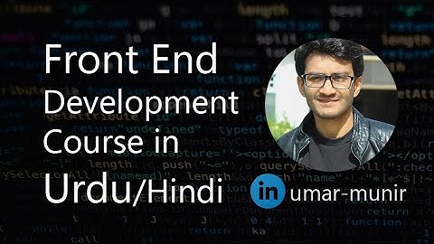 Frontend Web Development Course [Urdu/Hindi] - Introduction