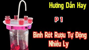 Chế Bình Rót Rượu Tự Động Không Giới Hạn Số Lượng Ly Từ Đồ Chơi Câu Cá Trẻ Em P1