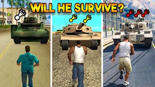 CAN PLAYER SURVIVE A TANK? (FINDING THE REALISTIC GTA)