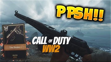 HEROIC COD WW2 PPSH (THE SNAKE II PPSH) - Call of Duty WW2 PPSH-41 The Snake II HEROIC Variant!