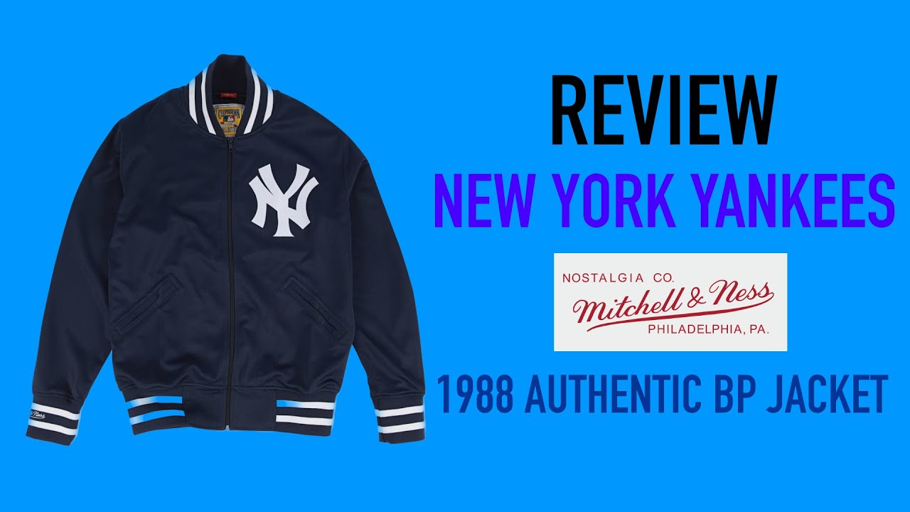 Mitchell & Ness Authentic 1988 Yankees Athletic Bomber Jacket in