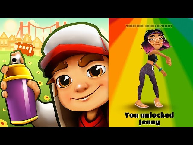 SUBWAY SURFERS SÃO FRANCISCO JENNY GAMEPLAY ♡ ♥ 