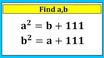 Nice Algebra Math Simplification | Find the Value of a and b