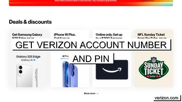 How To Get Verizon Account Number And PIN 2025 (ACCOUNT DETAILS)