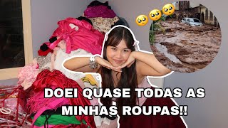 Doando As Minhas Roupas Pra Ajudar Juiz De Fora E Região Arrumando Meu Armário