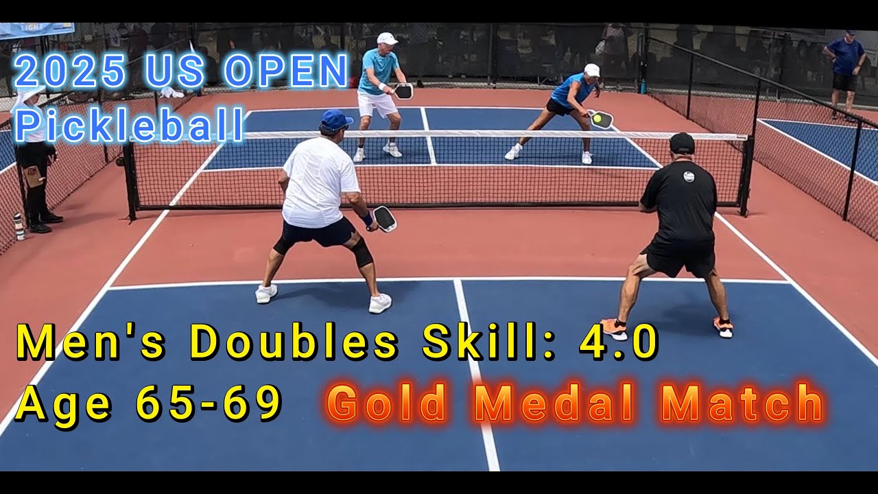 Мужские парные соревнования. Уровень мастерства: 4.0, Возраст: 65-69. Финальный матч за золотую м...